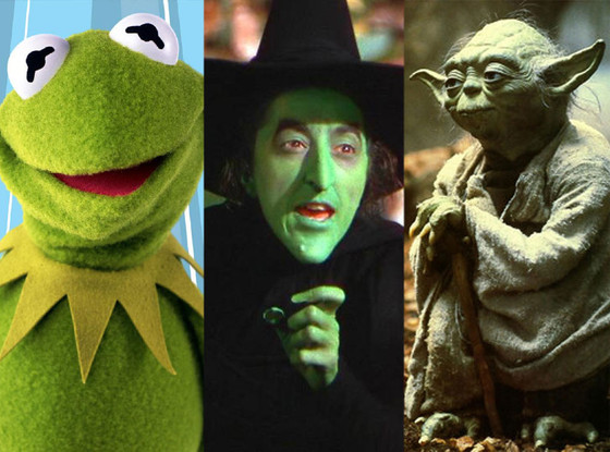 Kermit, Wicked Witch of the West, Yoda Kermit, Wicked Witch of the West, Yoda
